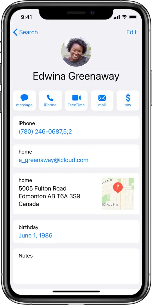 A phone number with a comma, indicating a two-second pause between digits, and a semicolon, indicating that it should stop dialing until you tap Dial again.