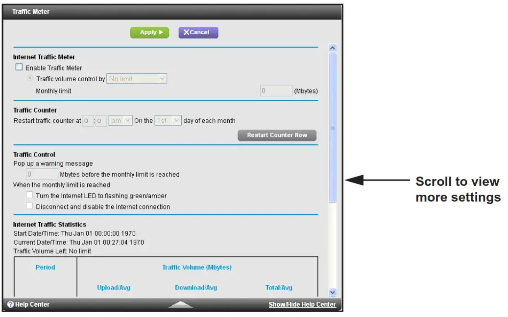 Monitor Internet Traffic