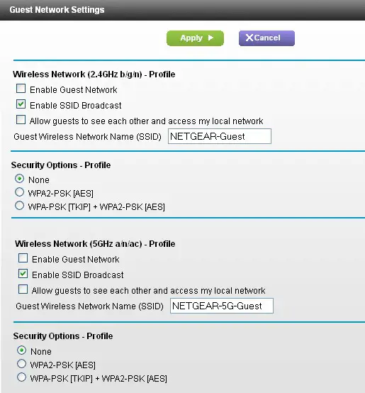 netgear-nighthawk-ac1900-wifi-cable-modem-router-Guest Network