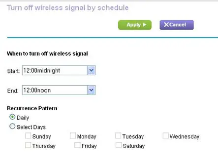 netgear-nighthawk-ac1900-wifi-cable-modem-router- Wireless Settings