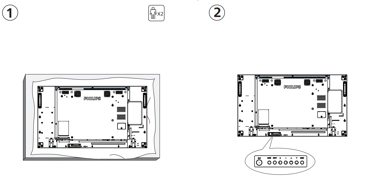 PHILIPS 49BDL2105X X Line Professional Video Wall Display 3