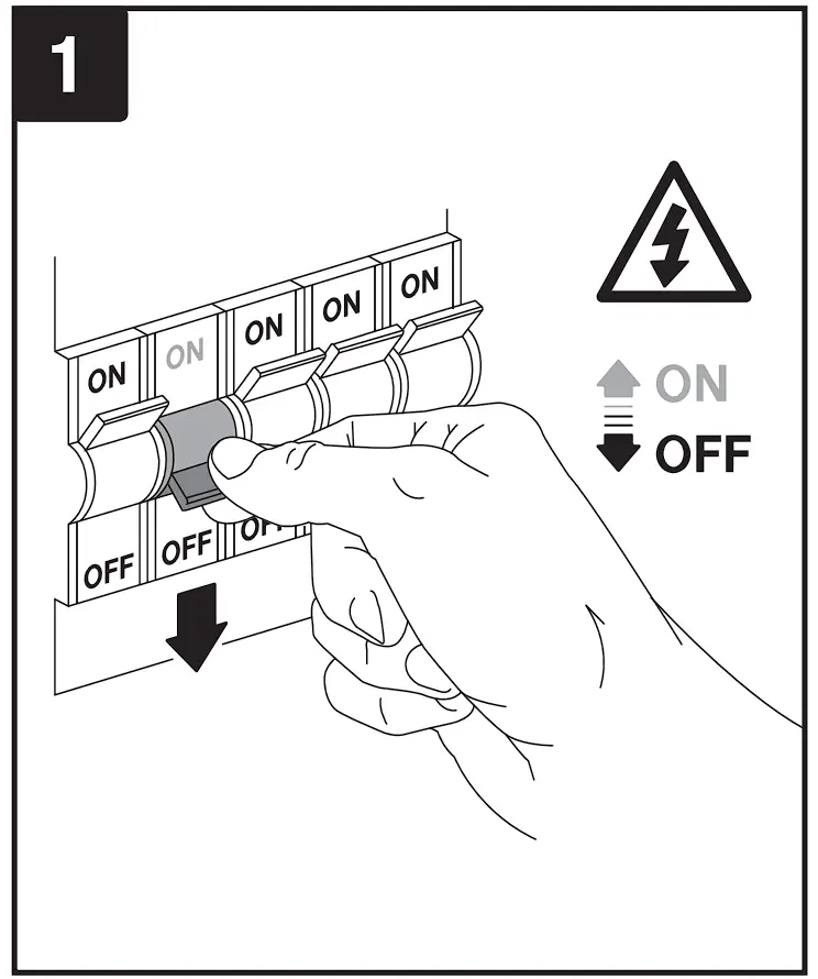 EN-EMBH LED Emer Manual Bulkhead 7W Installation illustration