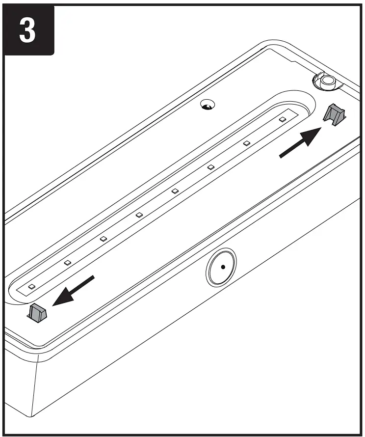 EN-EMBH LED Emer Manual Bulkhead 7W Installation illustration