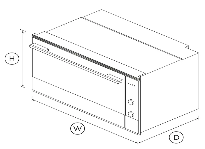 FISHER PAYKEL OB90S9MEPX3 90cm Selfcleaning Oven-fig2