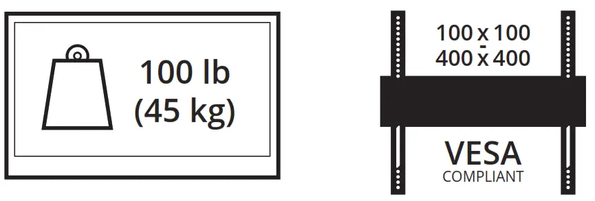 kanto SDX600 Full Motion Anti Theft Security TV Mount - fig
