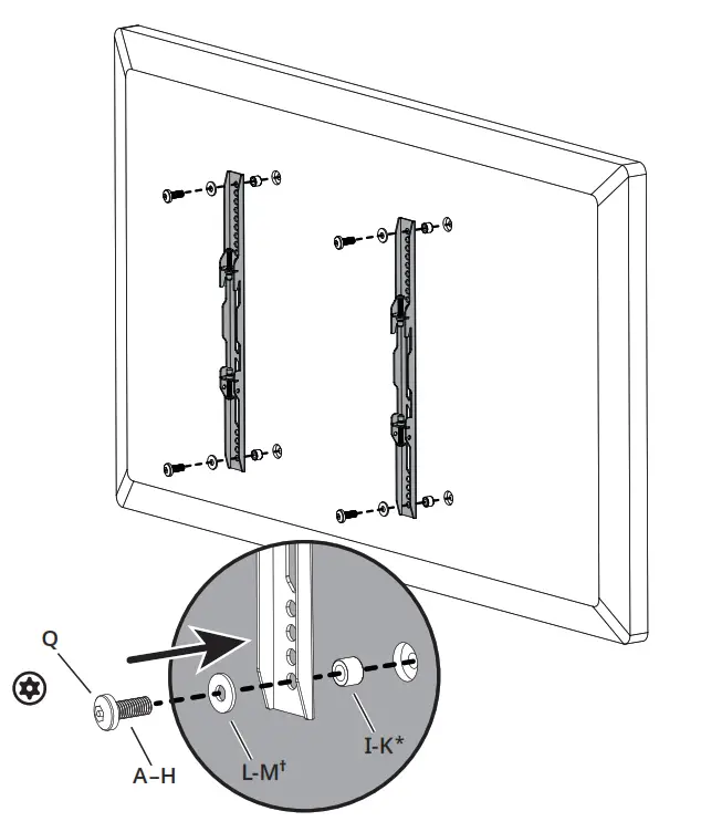 kanto SDX600 Full Motion Anti Theft Security TV Mount - fig12