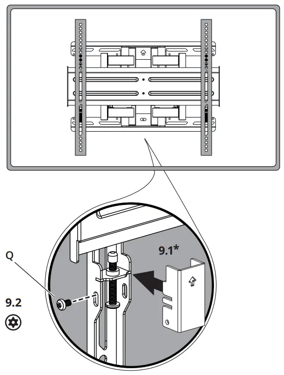 kanto SDX600 Full Motion Anti Theft Security TV Mount - fig21