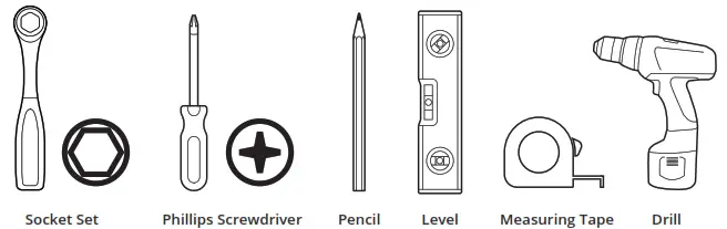 kanto SDX600 Full Motion Anti Theft Security TV Mount - fig4