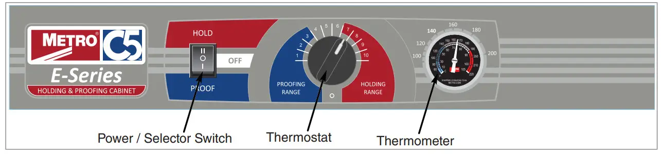 METRO C5E9 CFC U C5 E-SERIES Heated Holding and Proofing Cabinets - Fig 5