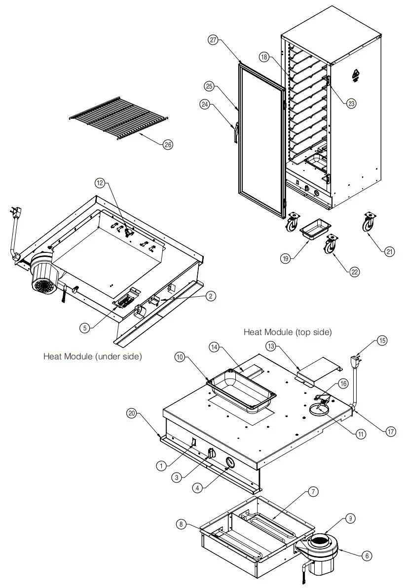 METRO C5E9 CFC U C5 E-SERIES Heated Holding and Proofing Cabinets - Fig 7