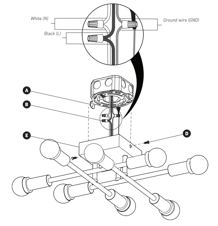 artika FM ARC BG Aristo LED Flush Mount Light - FIG 1