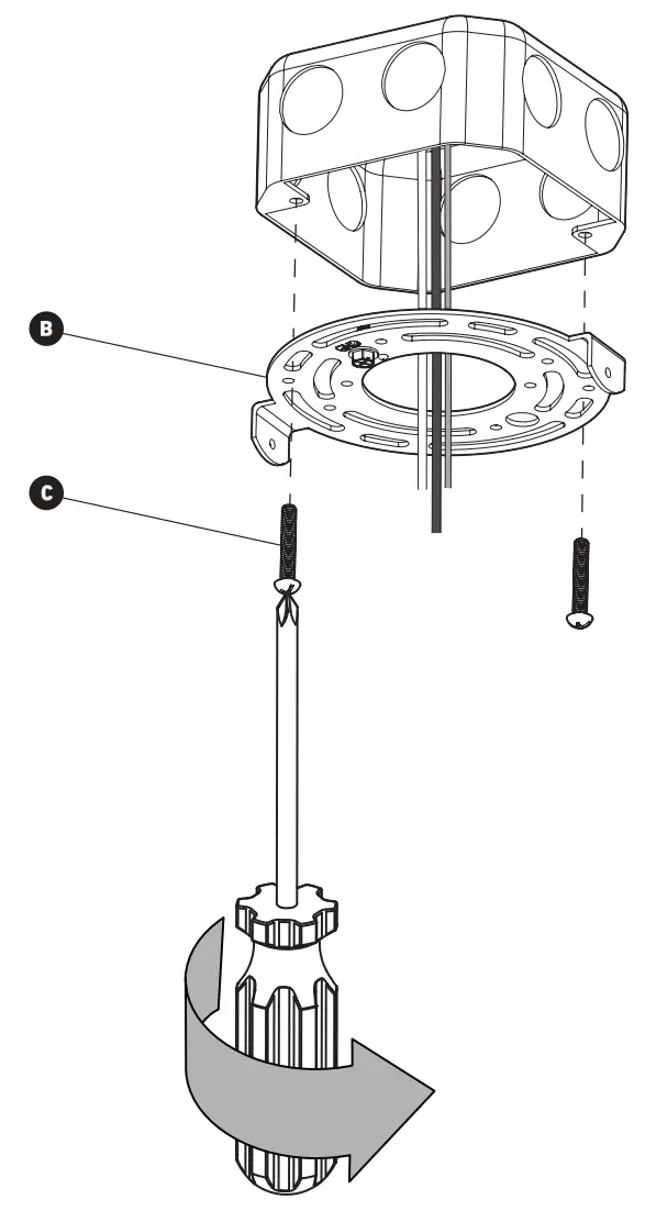 artika FM ARC BG Aristo LED Flush Mount Light - FIG 2