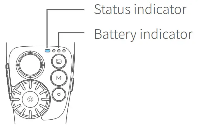 FeiyuTech VIMBLE 3 Axis Handheld Gimbal for Smartphone - . Indicator