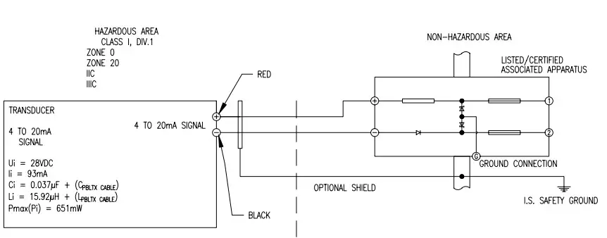 Dwyer PBLT2 Series Submersible Level Transmitter - fig 5