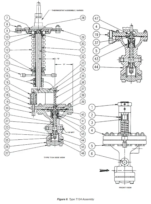 EMERSON T124 Temperature and Pressure Pilots - FIG6