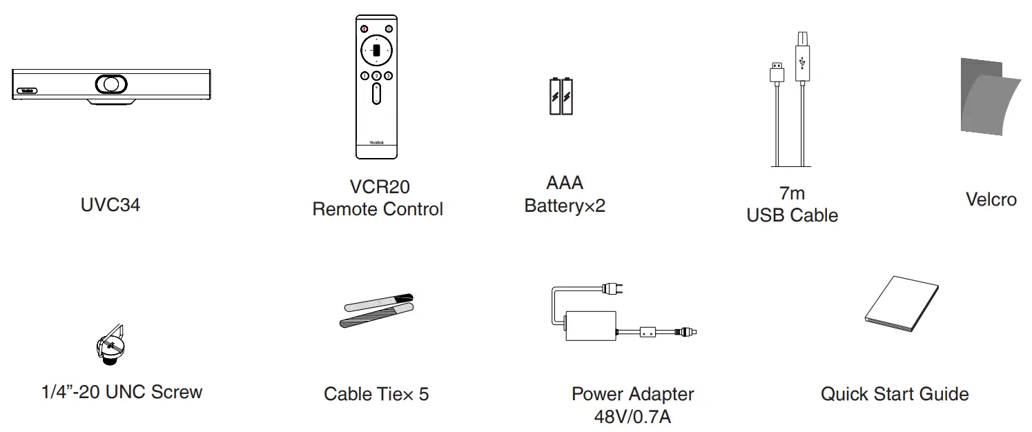 Yealink UVC34 USB Video Conferencing Endpoint fig 7
