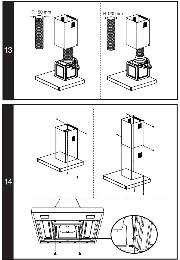 GRUNDIG GDKP2464BBSC 60cm T-Shaped Hood Inox - Fig 6