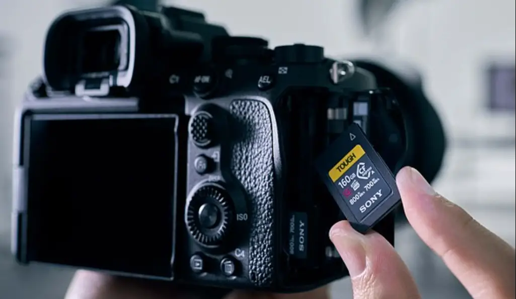 Sony Cfexpress Type A Memory Card Instruction Manual