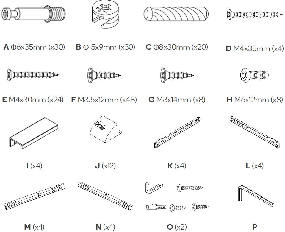 kogan SLHONEYCDBA Honeycomb Chest of Drawers 02
