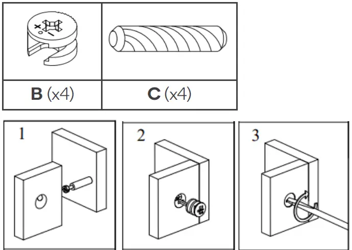 kogan SLHONEYCDBA Honeycomb Chest of Drawers 13