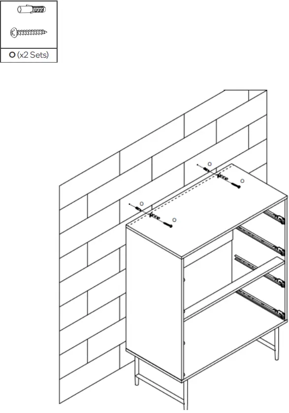 kogan SLHONEYCDBA Honeycomb Chest of Drawers 16