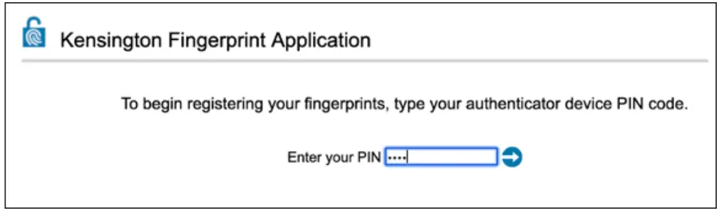 Kensington macOS Fingerprint Provisioning Tool for VeriMark Guard fig 8