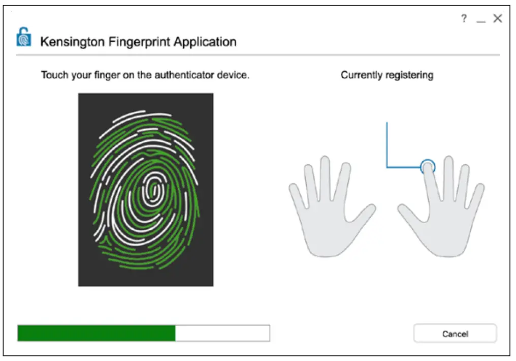 Kensington macOS Fingerprint Provisioning Tool for VeriMark Guard fig 9