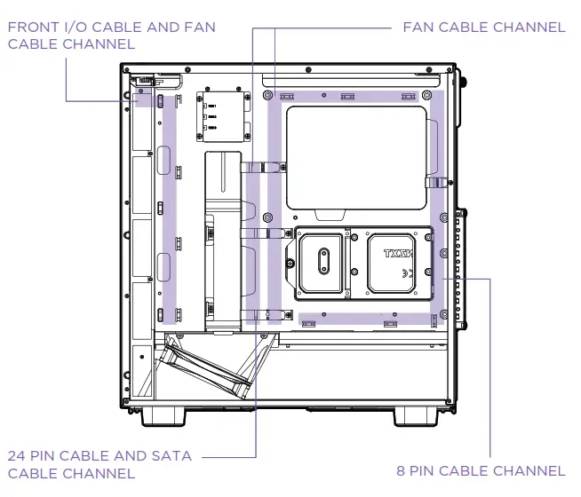 NZXT H5 FLOW Compact Midtower Airflow Case - Fig11