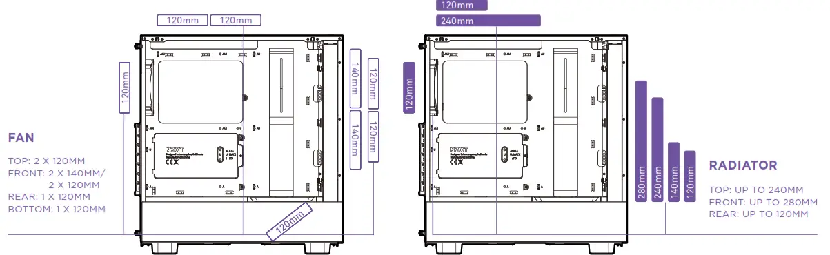 NZXT H5 FLOW Compact Midtower Airflow Case - Fig16