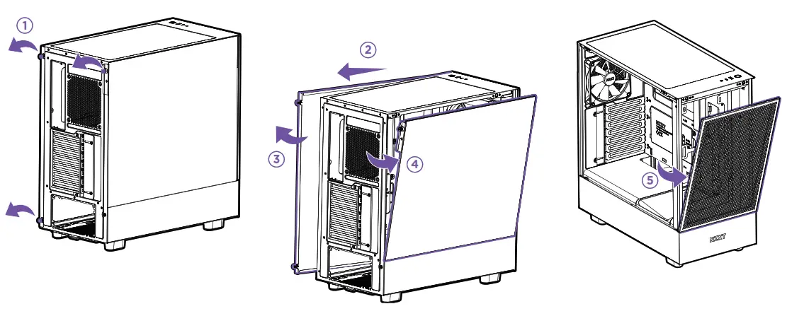 NZXT H5 FLOW Compact Midtower Airflow Case - Fig9
