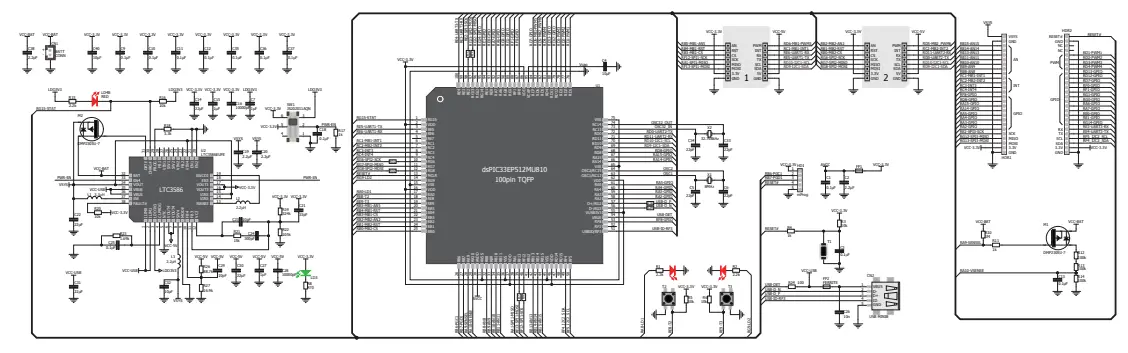 MIKROE Clicker 2 Battery Powered STM32 Development Board-fig3