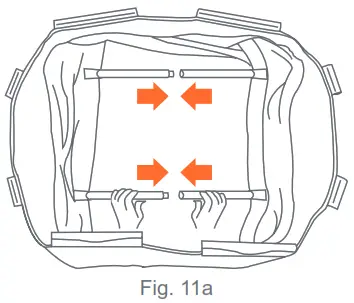 babytrend PY86XXXJ Lil' Snooze Deluxe III for Twins - Fig. 11a