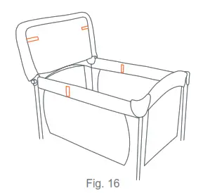 babytrend PY86XXXJ Lil' Snooze Deluxe III for Twins - Fig. 16