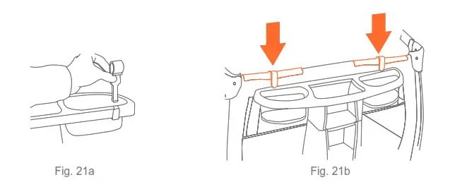 babytrend PY86XXXJ Lil' Snooze Deluxe III for Twins - Fig. 21a