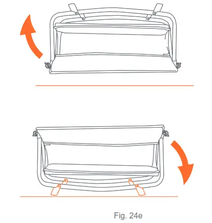 babytrend PY86XXXJ Lil' Snooze Deluxe III for Twins - Fig. 24e