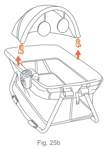 babytrend PY86XXXJ Lil' Snooze Deluxe III for Twins - Fig. 25b