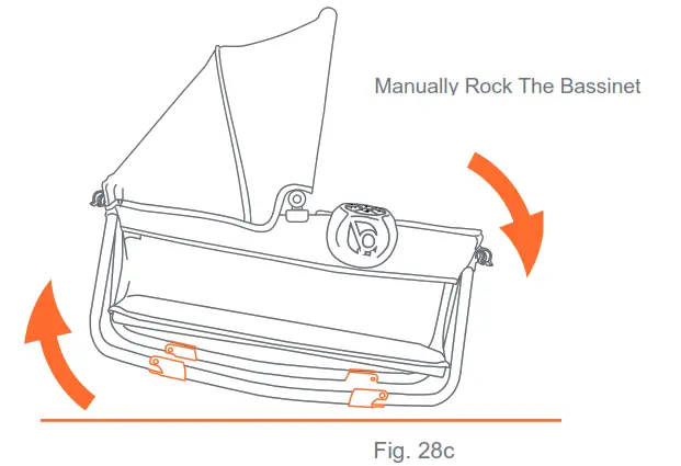 babytrend PY86XXXJ Lil' Snooze Deluxe III for Twins - Fig. 28c