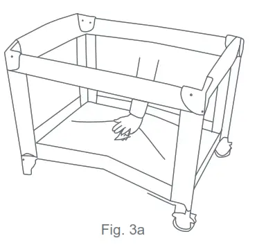babytrend PY86XXXJ Lil' Snooze Deluxe III for Twins - Fig. 3a
