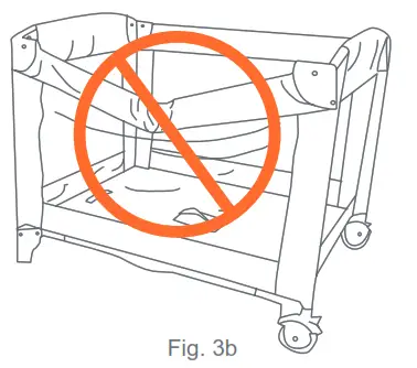 babytrend PY86XXXJ Lil' Snooze Deluxe III for Twins - Fig. 3b