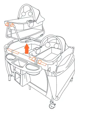 babytrend PY86XXXJ Lil' Snooze Deluxe III for Twins - Rock-A-Bye