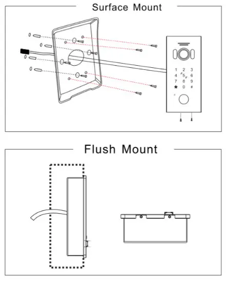 eyevision EV-IP-KP22 Direct to Smartphone Video WiFi Intercom Outdoor Keypad Station - fig2