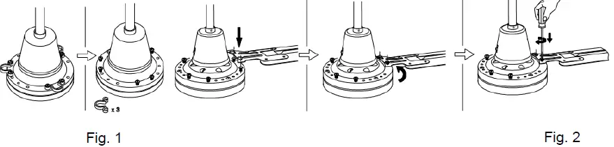 Brilliant 21896-05 Pacifica 48 Inch Metal AC Ceiling Fan 8