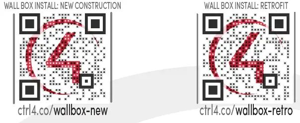 Control4 T4 Series 8 Inch and 10 Inch In-Wall Touchscreen Power Box 9