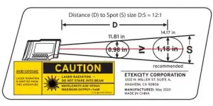 Device Aperature safety warning