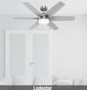 Lodestar 51276 Ceiling Fan User Manual