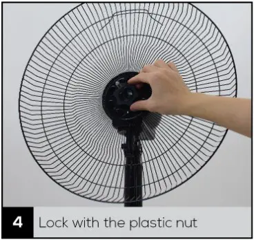 iFan IF402 Desk Fan 16 InchTable Fan With Air Circulator - HOW TO ASSEMBLE 4