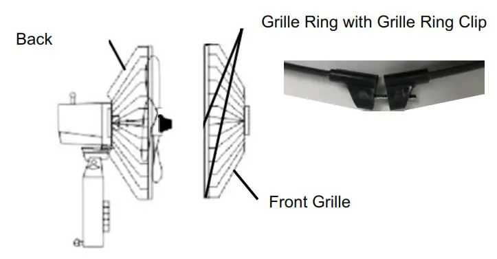 iFan IF402 Desk Fan 16 InchTable Fan With Air Circulator - HOW TO ASSEMBLE 7