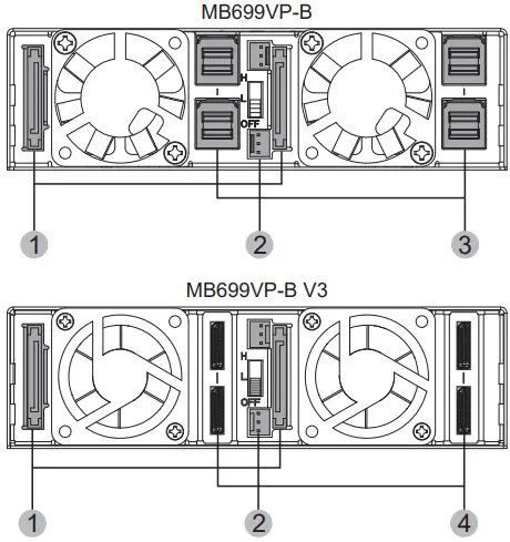 ICY DOCK ToughArmor Full Metal 4 Bay 2.5 Inch U.2 NVMe SSD Backplane Cage-FIG5