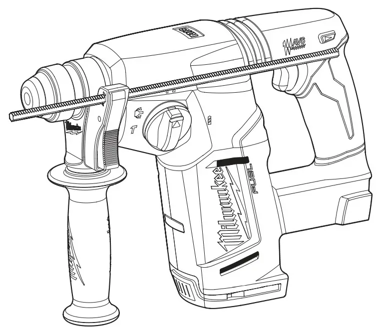 milwaukee 2712-20 M18 Fuel 1 Inch SDS Plus Rotary Hammers