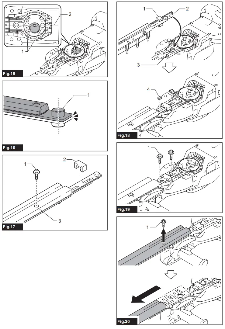 makita UH014 Cordless Hedge Trimmer - Fig 3